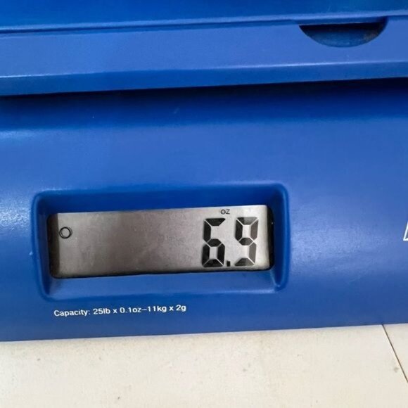 BonWorth Women's Striped Open Front Knit Sweater Cardigan Blue Tan Size XLP - Picture 9 of 10